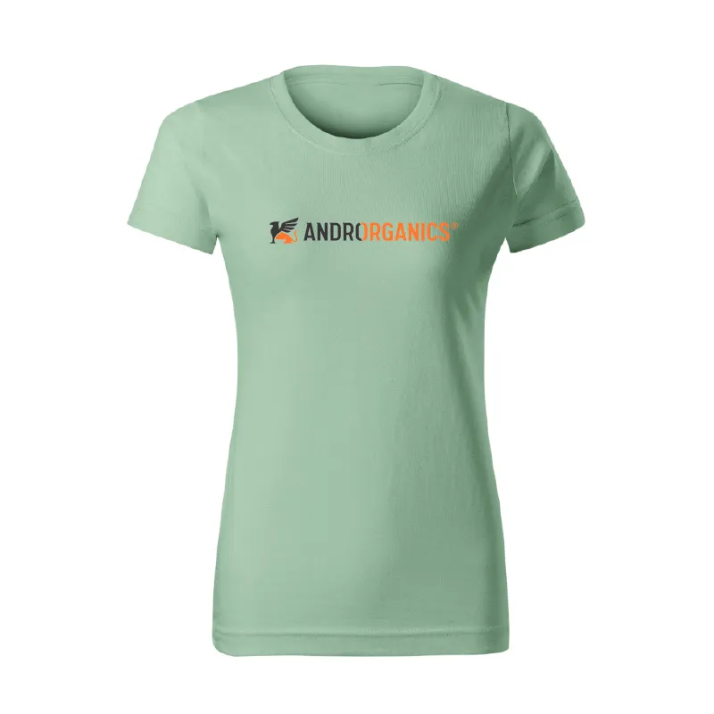 Androrganics® Damen-T-Shirt, hellgrün, Größe L